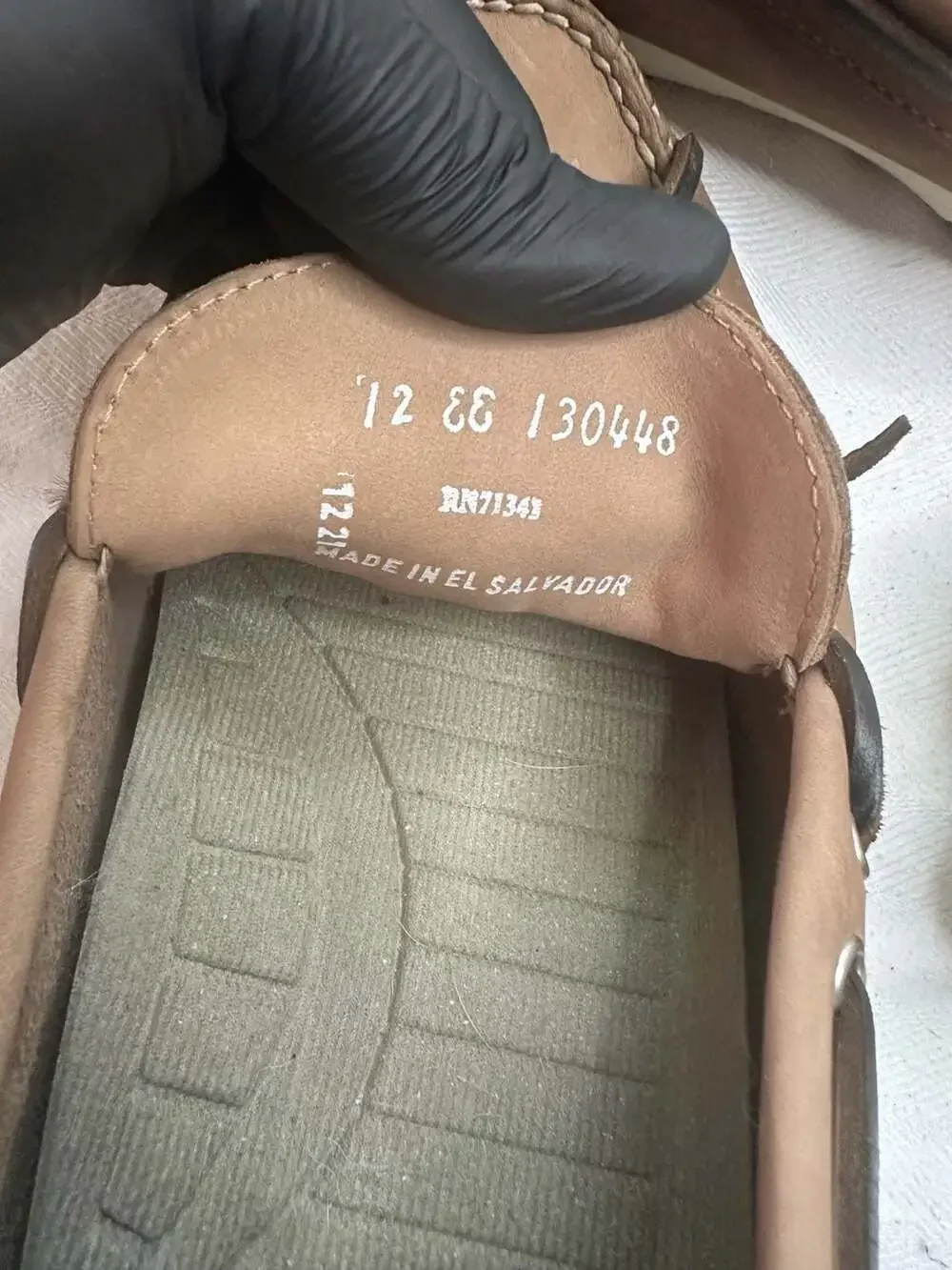 L.L. Bean Brown Leather Boat Shoes, Men's Size 12 EE